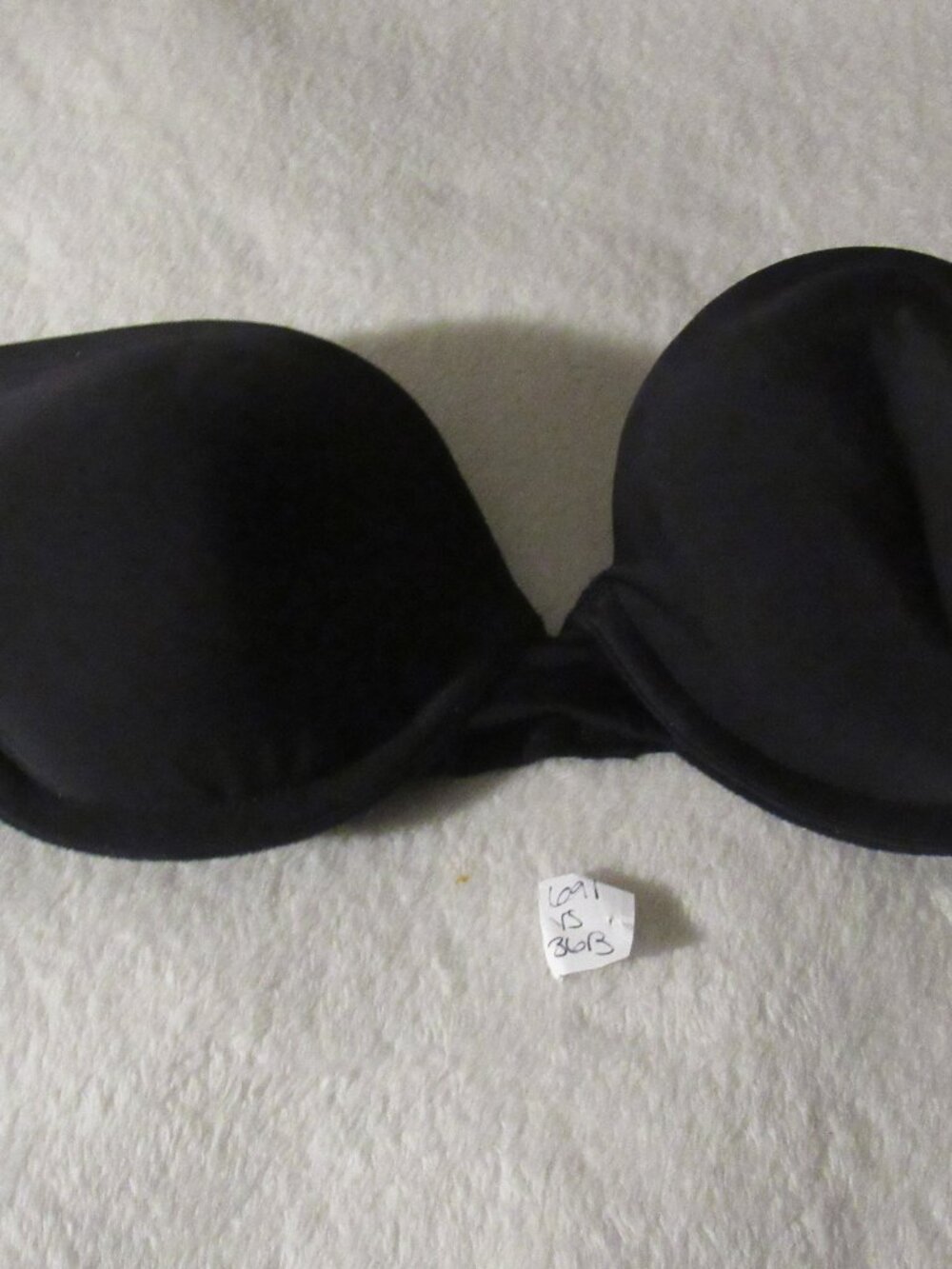 Victoria's Secret Black Strapless Bra  size 36B